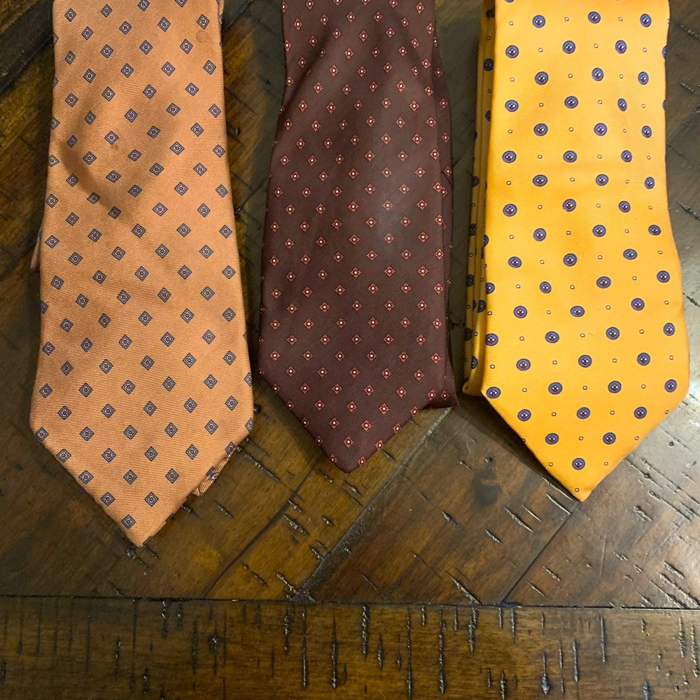 Mens Vintage Christian Dior Silk Neck Ties